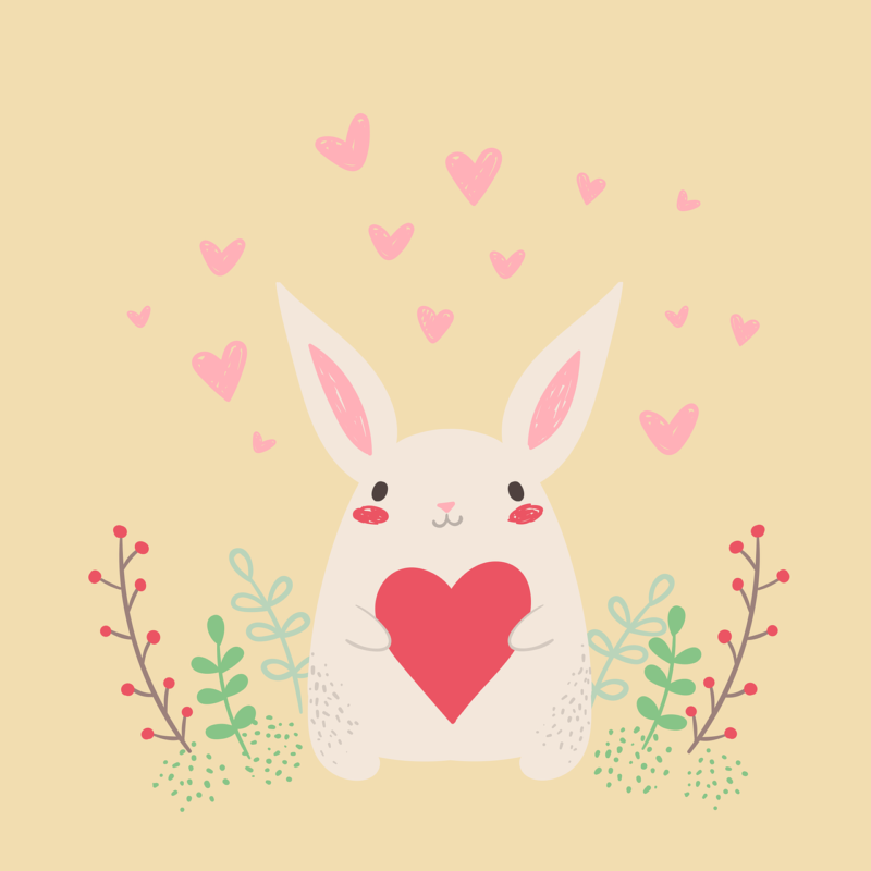 rabbit heart bunny animal pet 3075088